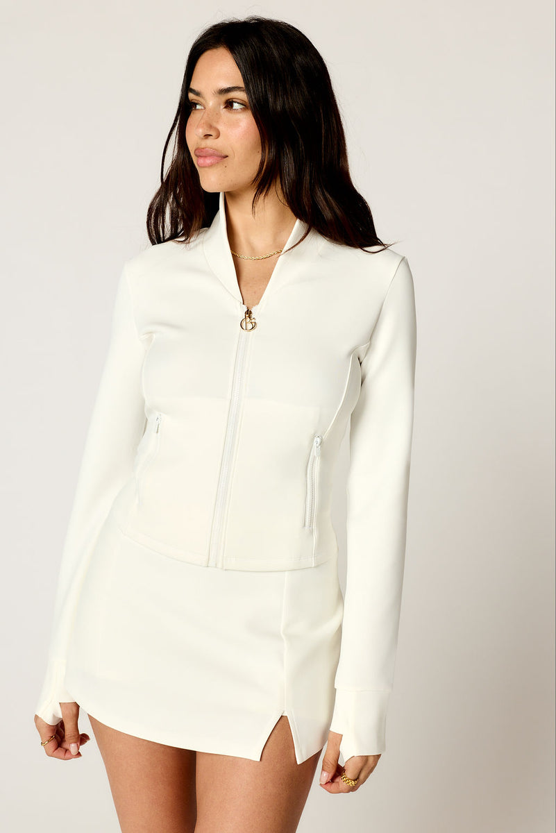Luxe Zip Up Jacket – Goldie Byrd