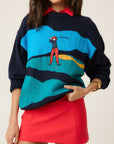 Golf Scene Sweater