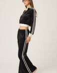 Velour Track Pants