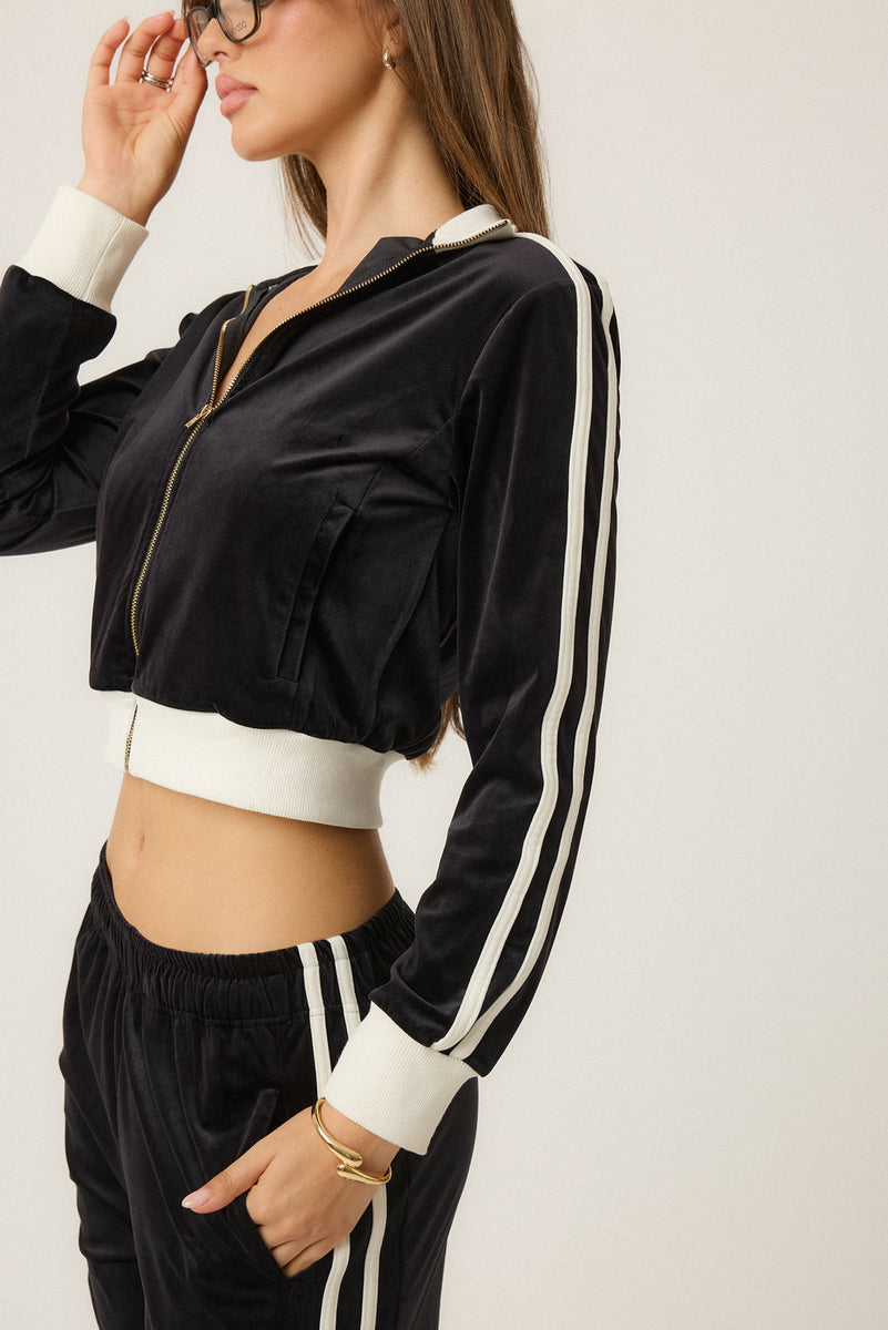 ジャケット・アウター Crushed Velvet Track Jacket Pants Setup Supreme Crushed Velvet Track Jacket (FW23) - $158