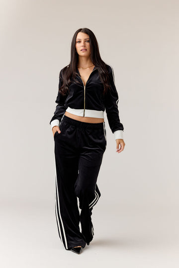 Velour Track Pants