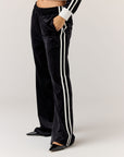 Velour Track Pants