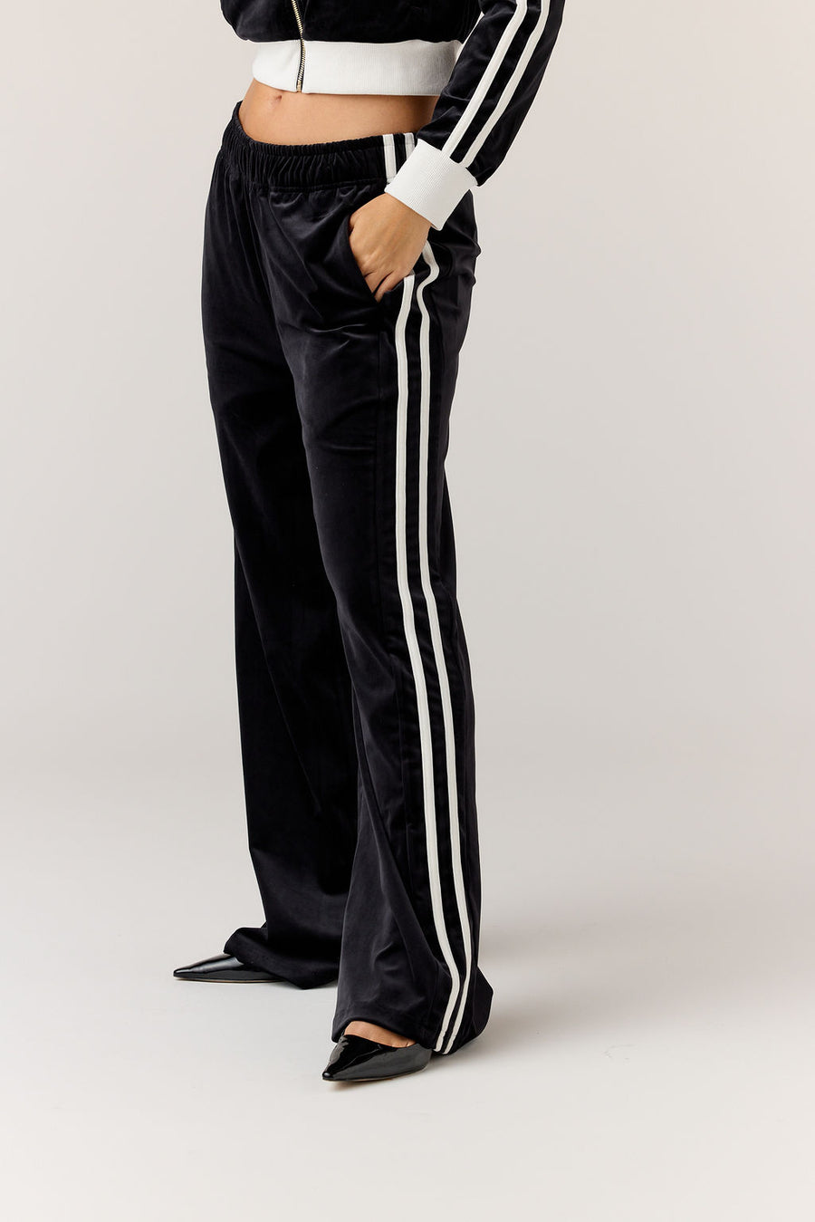 Velour Track Pants