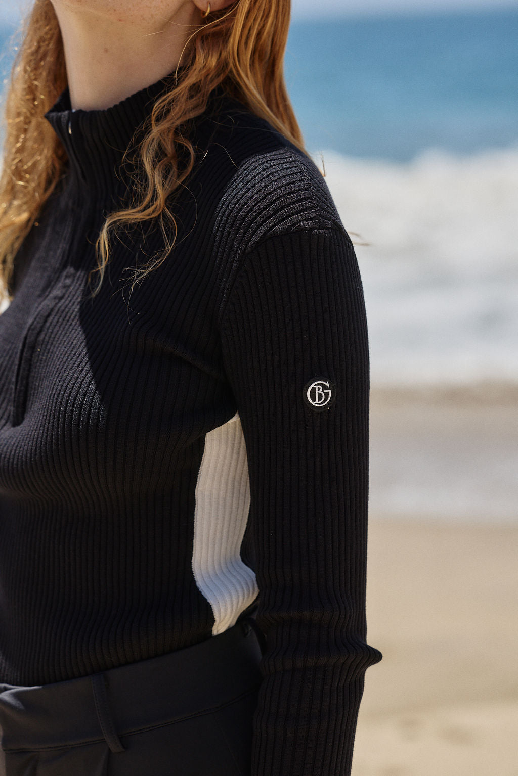 Quarter Zip Knit Sweater
