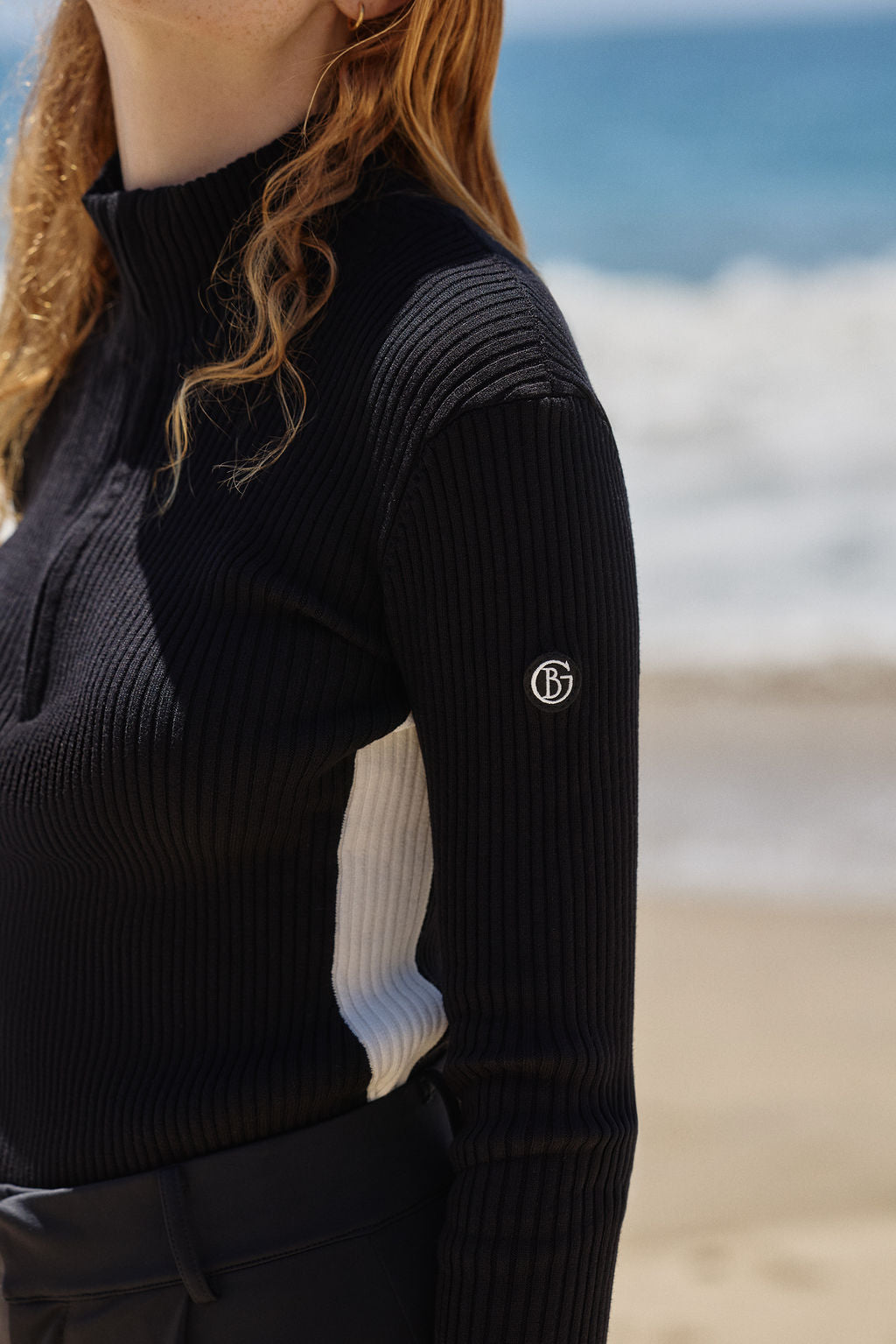 Quarter Zip Knit Sweater
