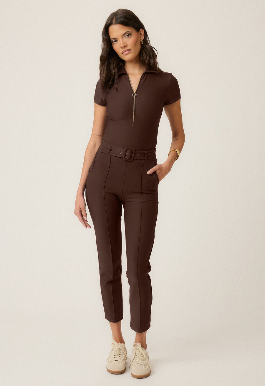 Belted Hybrid Pants