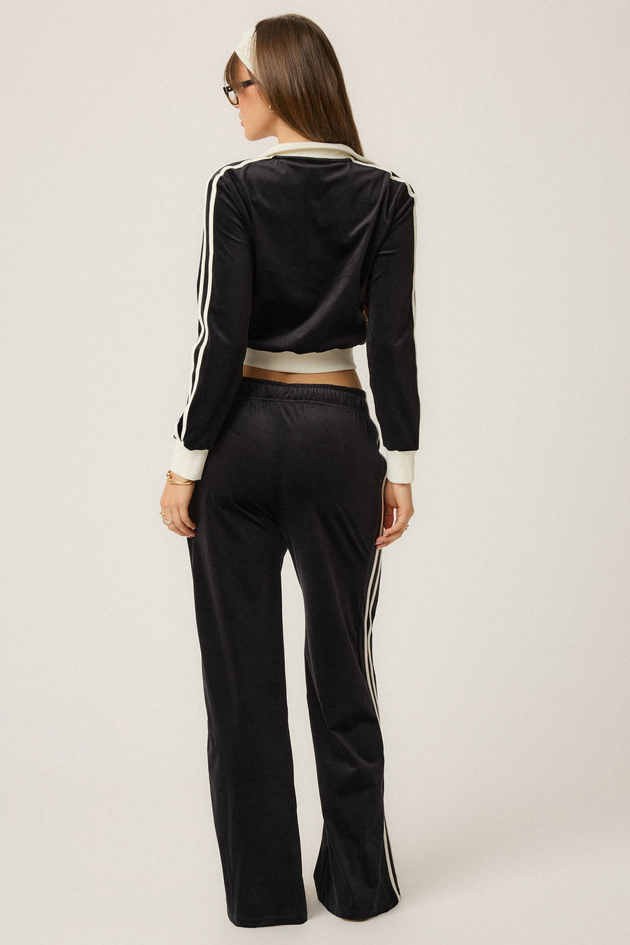 Velour Track Pants